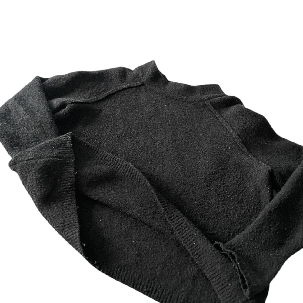 Free People Black Cowl Neck Sweater Relaxed Fit - Picture 6 of 10